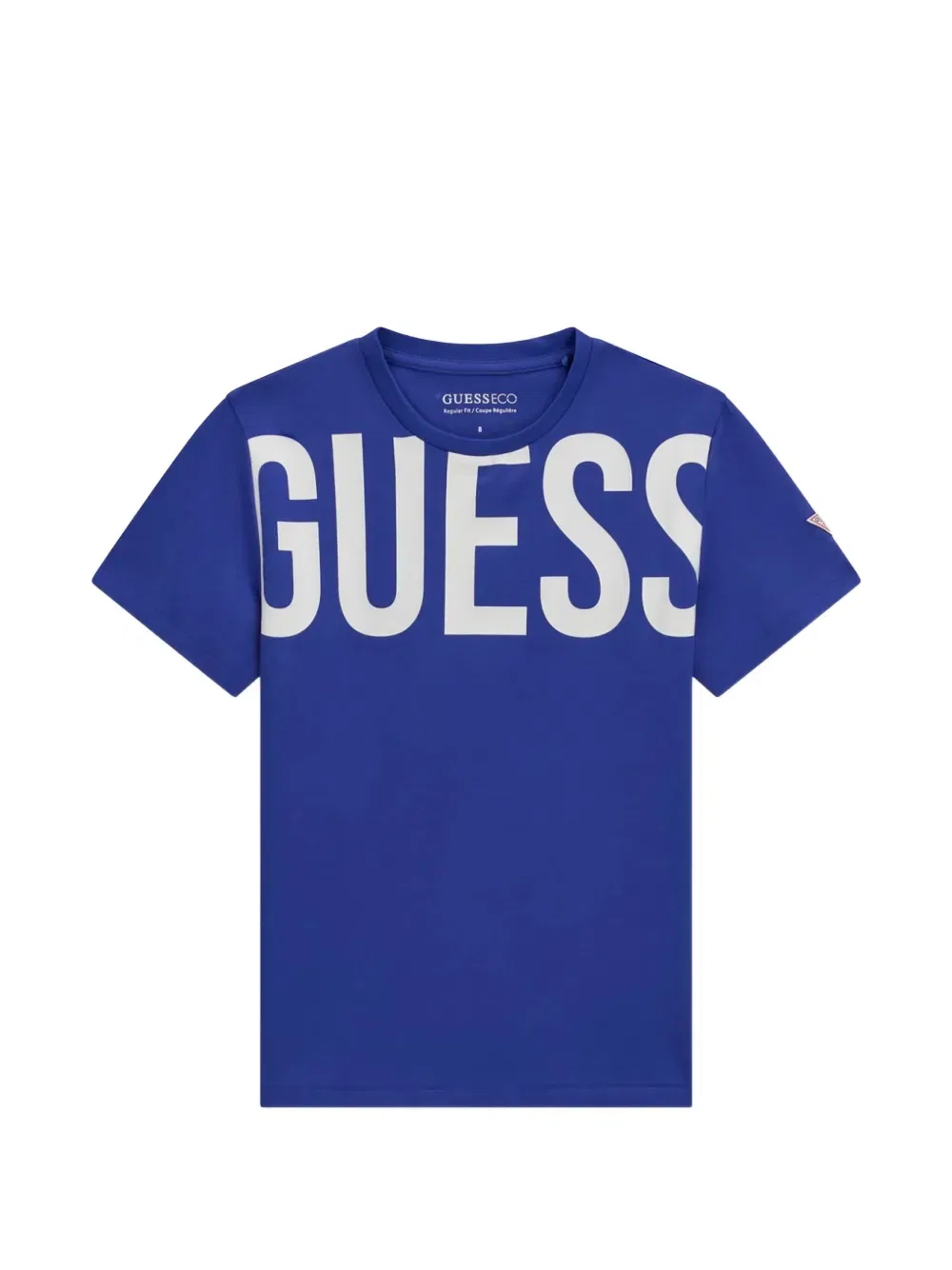 Футболка с короткими рукавами и логотипом Guess Kids, синий