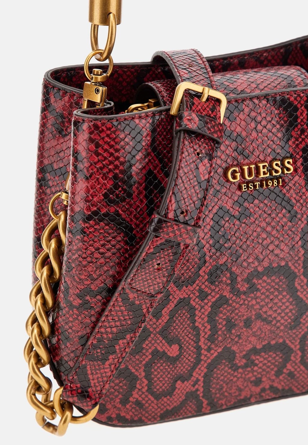 

Сумка SIBEL PYTHON Guess, красный