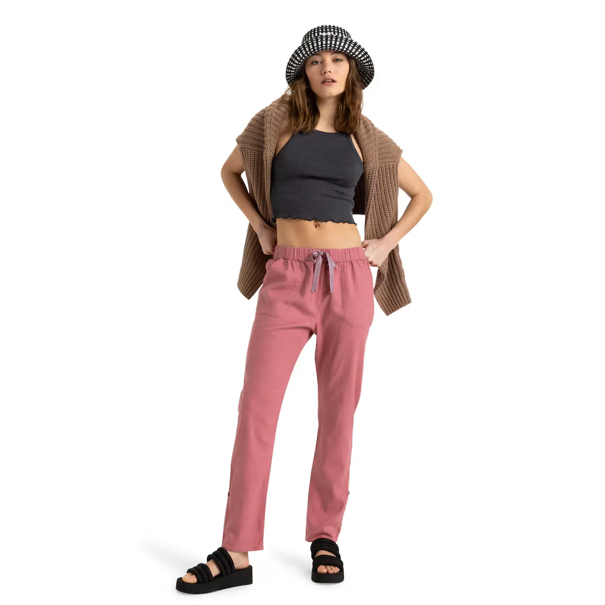 

Женские брюки Roxy на берегу моря, цвет Rosa