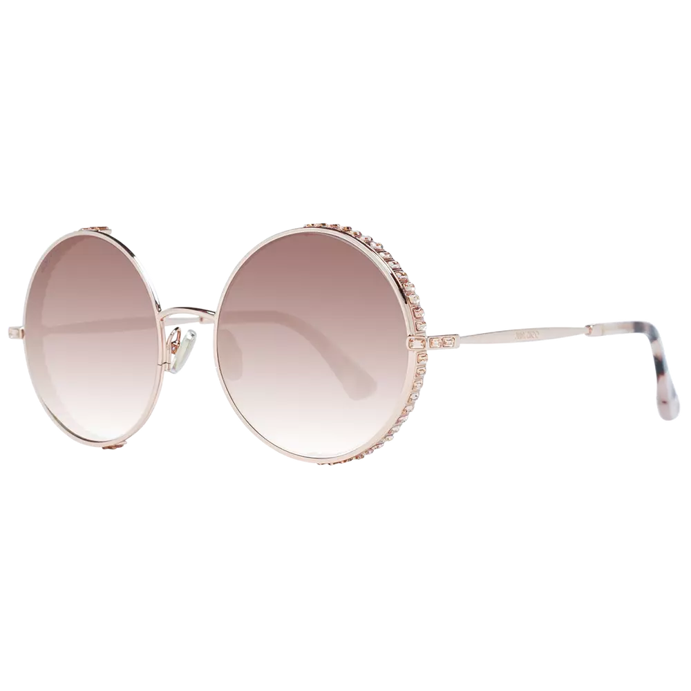 

Золотые женские солнцезащитные очки Jimmy Choo Eyewear
