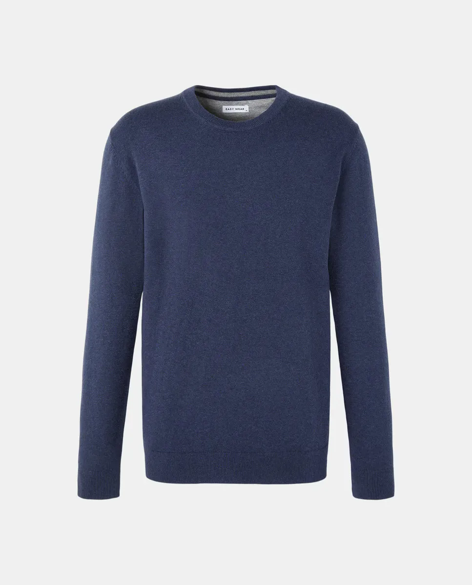 

Однотонный джемпер для мужчин Easy Wear, индиго/синий