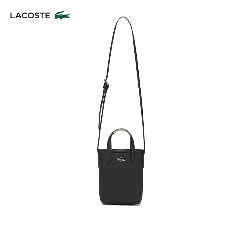 

Сумка женская Lacoste из крокодиловой кожи, черный / абрикосовый