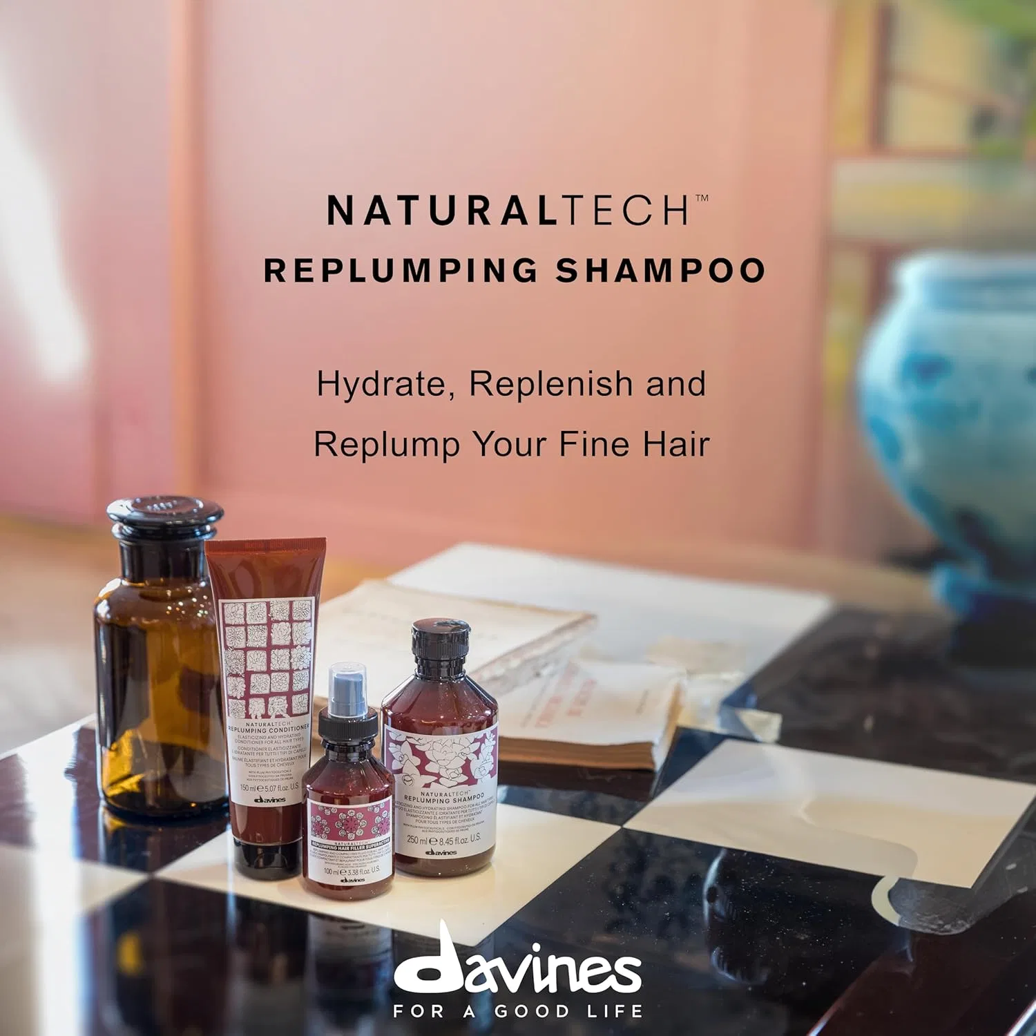 Шампунь Davines Naturaltech Replumping 250 мл Davines — фото 2