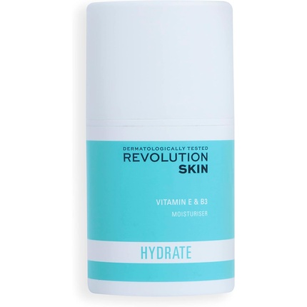 

Revolution Skincare London Увлажняющее средство для лица для сухой и грубой кожи с витаминами Е и В3 50мл