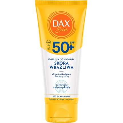 

Солнцезащитная эмульсия для чувствительной кожи Spf50 100 мл Dax