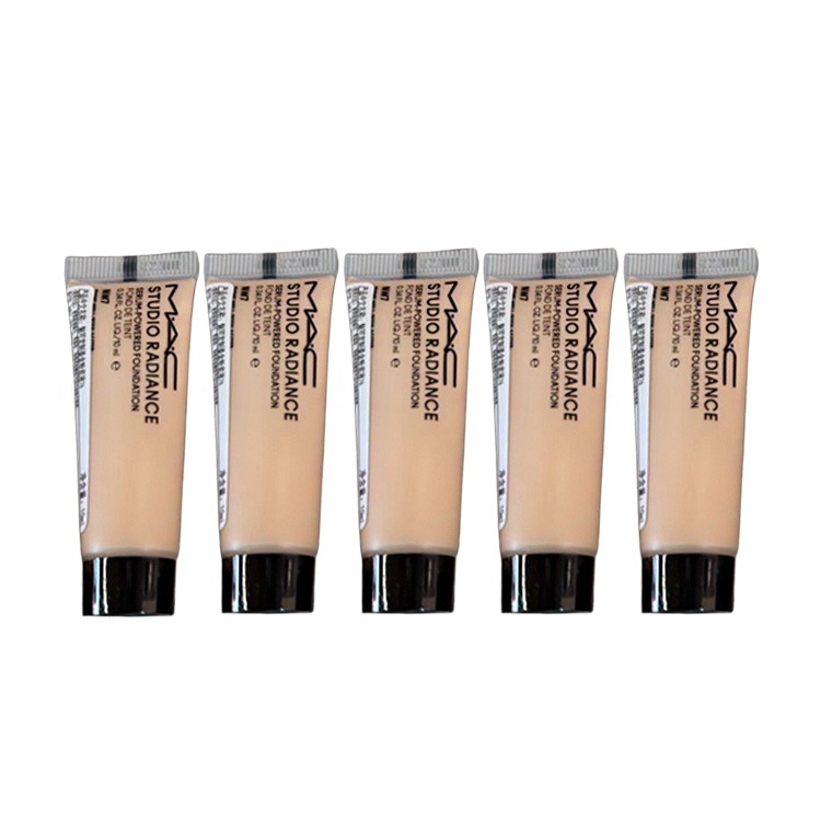 

Набор пробников жидкой тональной основы Spotlight Bottle Sample Set o Custom Gilded Liquid Foundation Sample Packs Natural And Flawless 5ml/10ml MAC, #nw7 liquid foundation 10ml*5