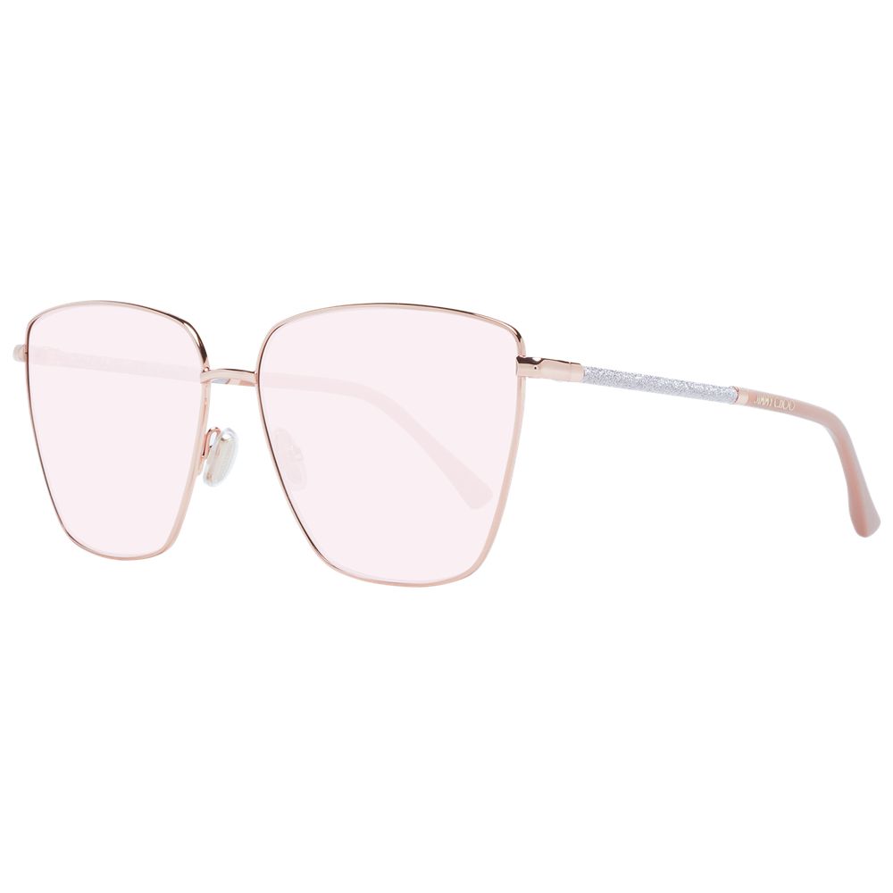 

Золотые женские солнцезащитные очки Jimmy Choo Eyewear
