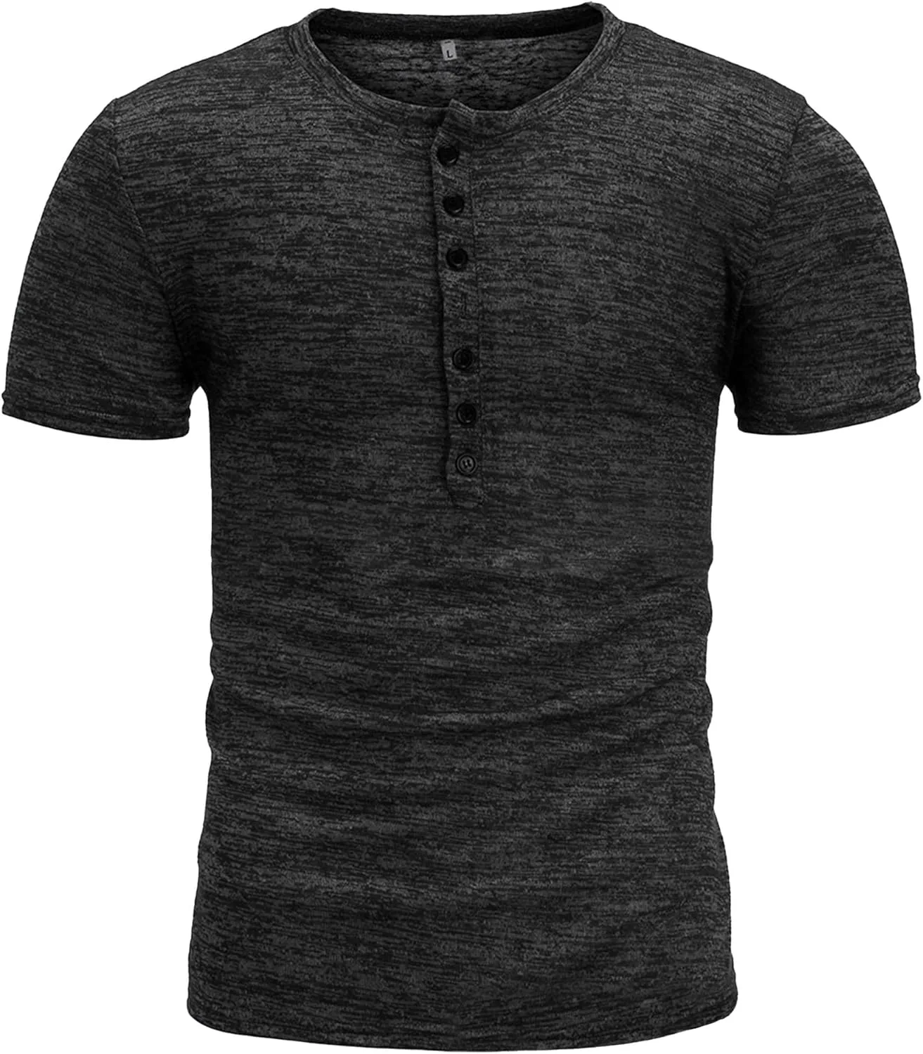 

Мужская футболка Henley с V-образным вырезом и застежкой на пуговицы Aosufei