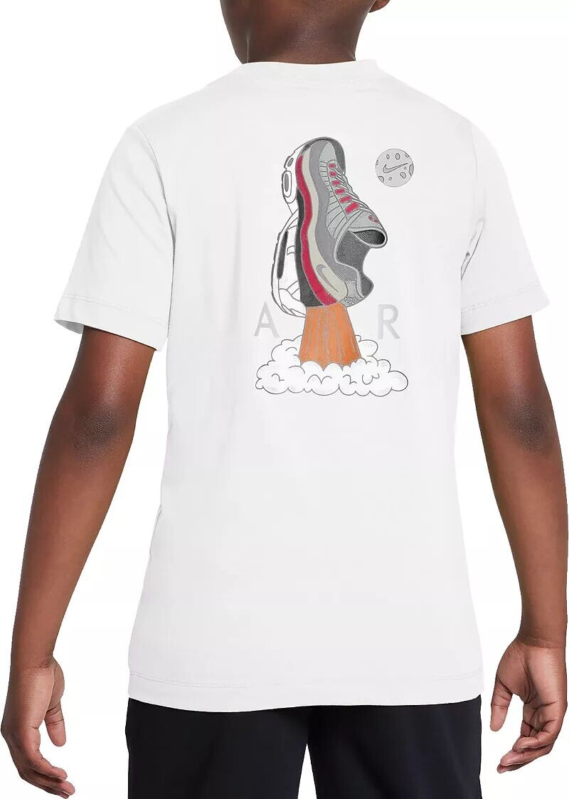 

Детская футболка с рисунком Nike Sportswear Air 2, белый