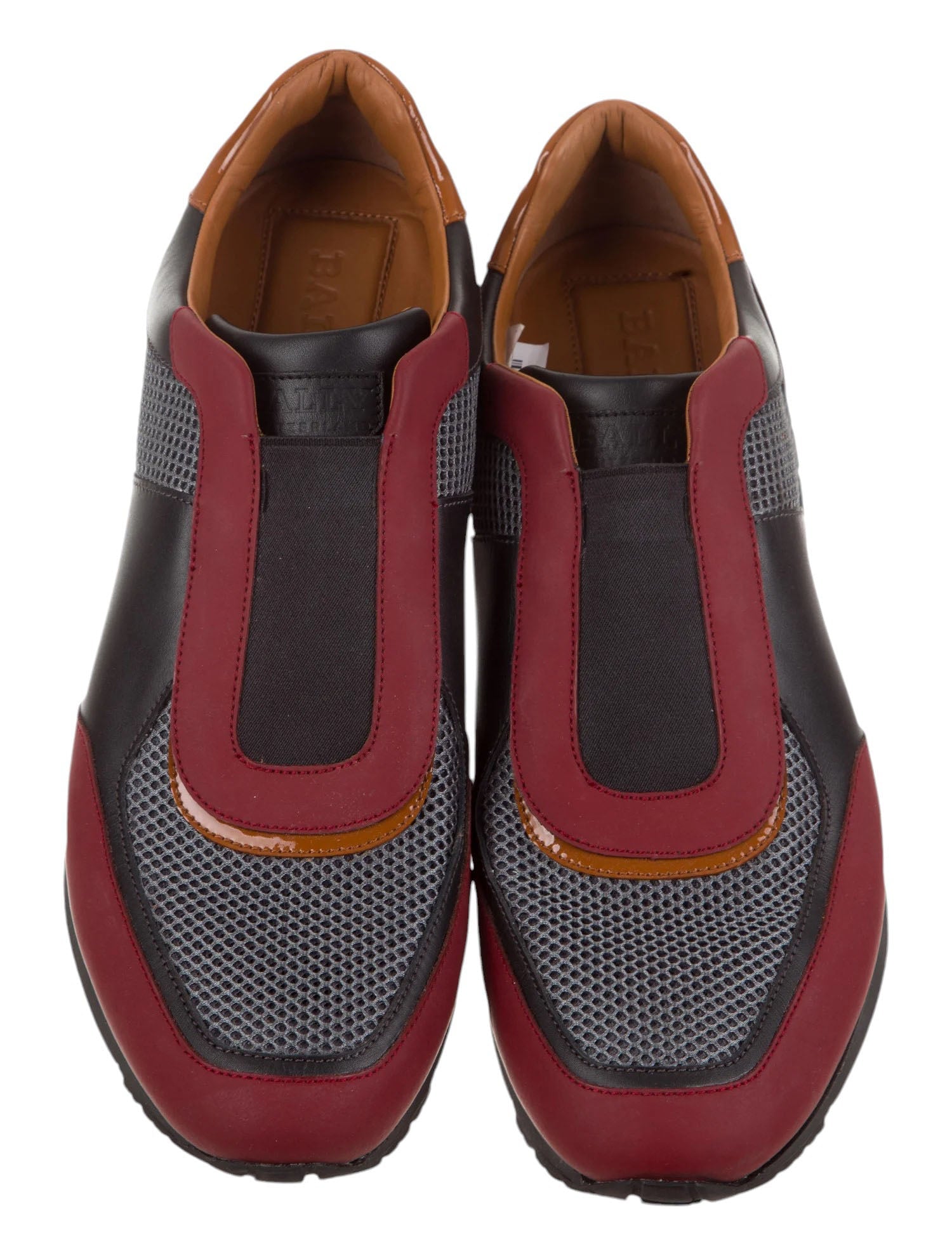 Bally Asmund 6217404 мужские красные кроссовки из кожи/ткани размер US 5.5 — фото 3