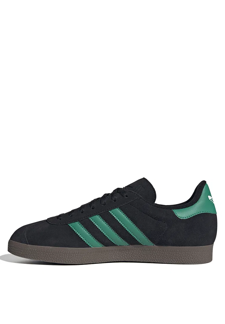 Кроссовки мужские Gazelle, Adidas, белый/черный/зеленый — фото 4