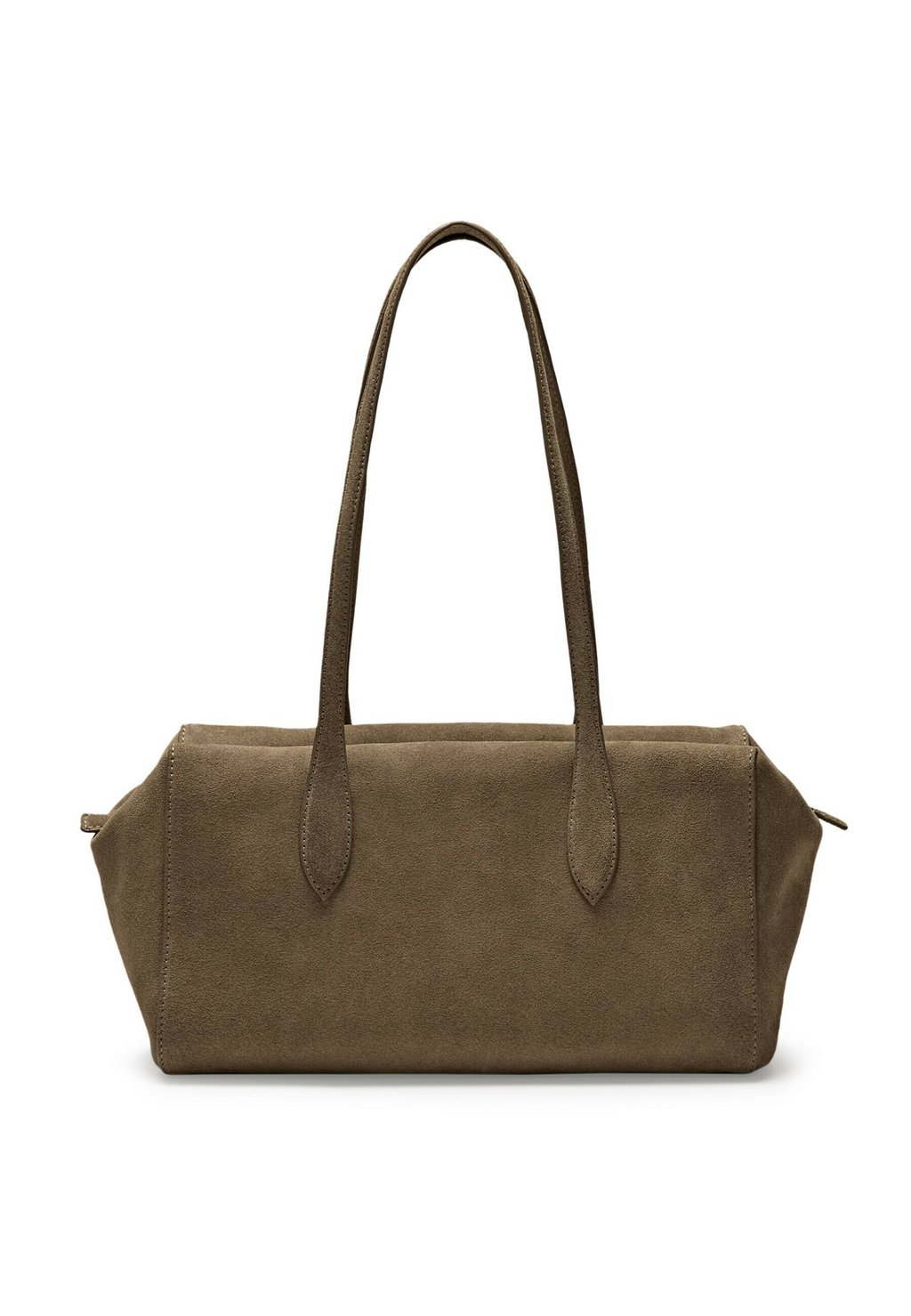 

Сумка-тоут SPLIT Massimo Dutti, песочный