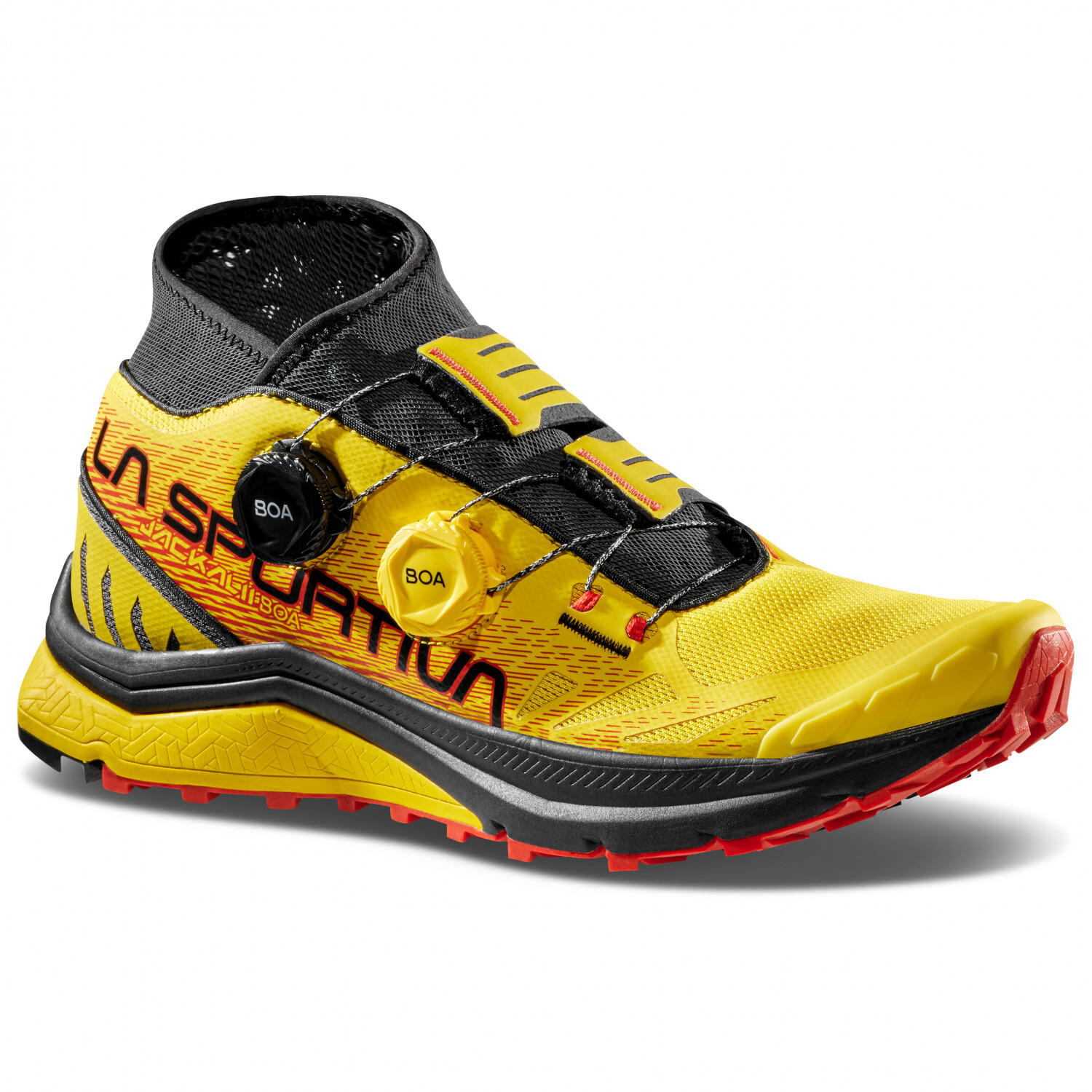 Кроссовки для бега по пересеченной местности La Sportiva Jackal II Boa, цвет Yellow/Black — фото 2