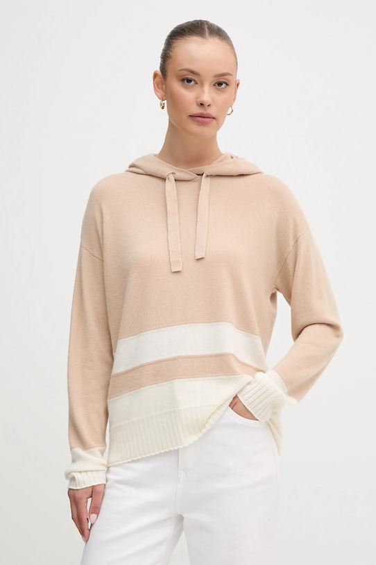 

Свитер из смесовой шерсти United Colors Of Benetton, бежевый