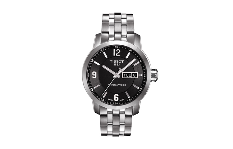 

TISSOT Часы Junchi 200 Series Automatic Mechanical Movement Men's Watch Watch 39mm Black Dial T055.430.11.057.00, Black Dial