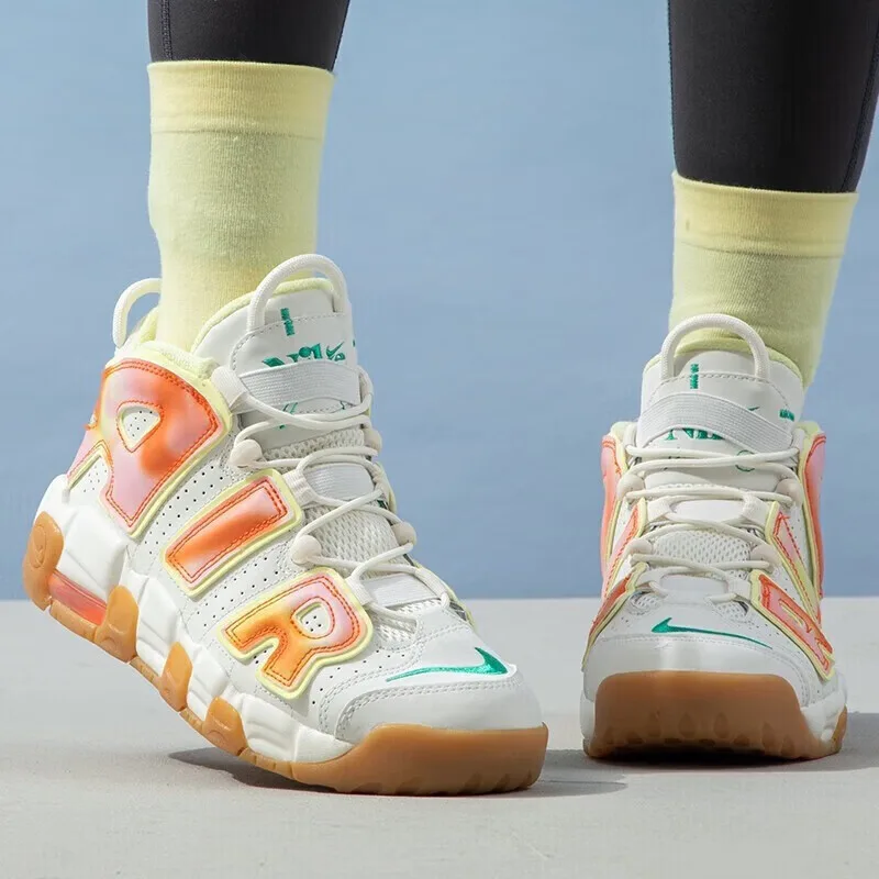 Кроссовки Air More Uptempo Everything You Need GS Nike, бежевый — фото 3