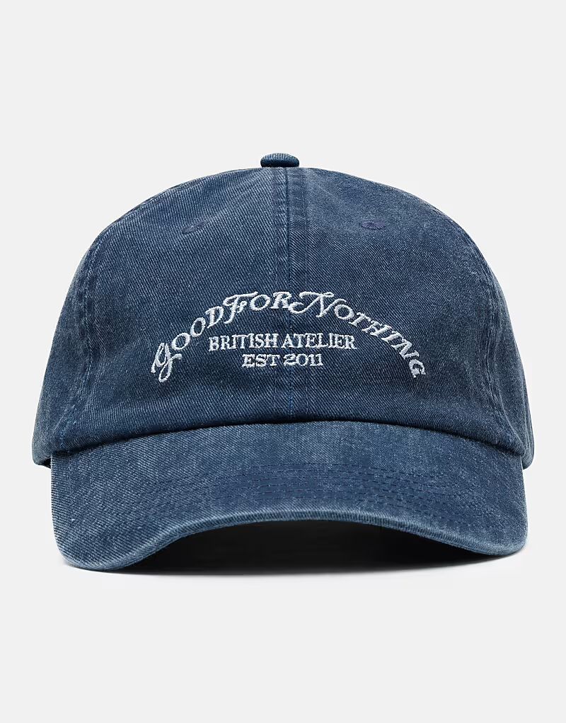 

Ни на что не годная кепка с вышитым логотипом темно-синего цвета Good For Nothing