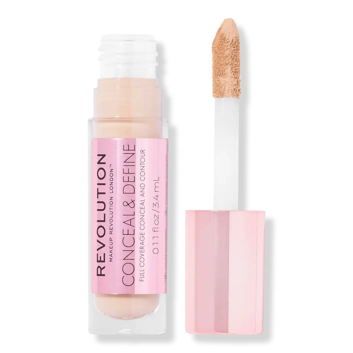 

Консилер Conceal & Define с полным покрытием Revolution Beauty, C3 (for fair skin tones w/ a neutral undertone)