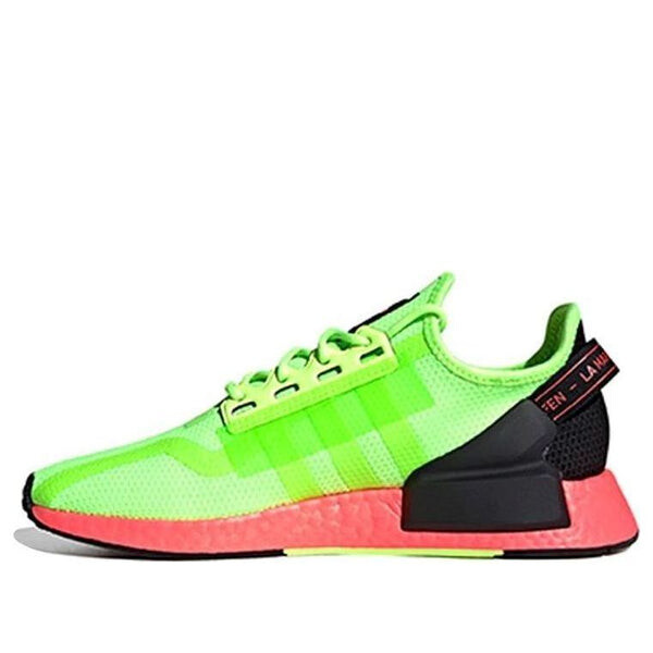 

Кроссовки nmd_r1 v2 'watermelon pack - signal green' Adidas, зеленый