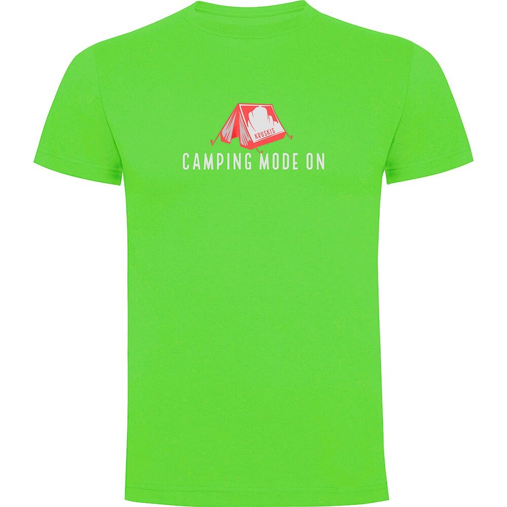 

Футболка с коротким рукавом Kruskis Camping Mode On, зеленый