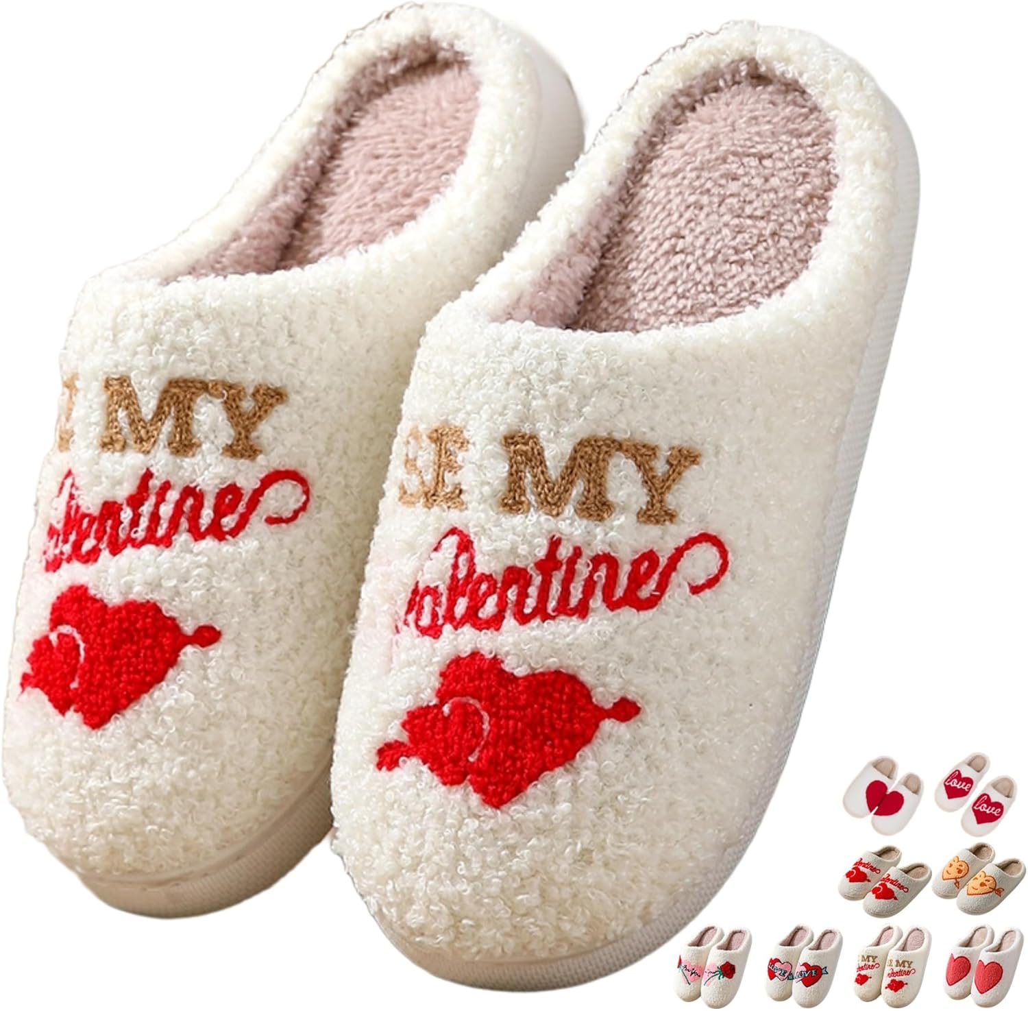 

Мягкие плюшевые тапочки, теплые тапочки, тапочки для пар, тапочки ко Дню святого Валентина, удобные тапочки для женщин и мужчин, домашние, мягкие, уютные, с нескользящей подошвой, тапочки для спальни, пушистые тапочки, подарок Iwhgrmp, Heart Sha...