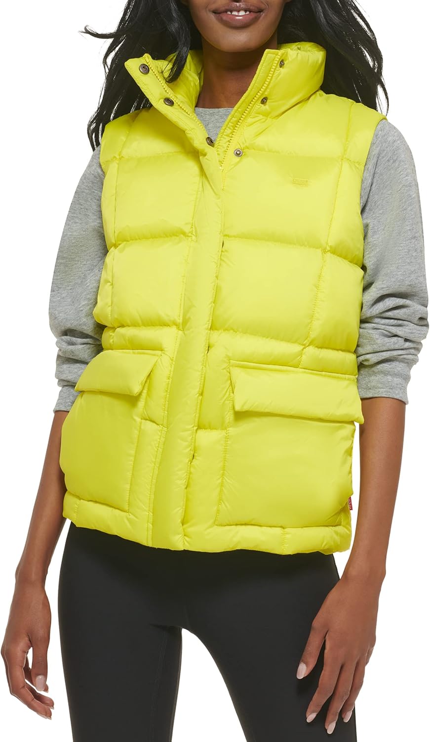 

Женский спортивный стеганый жилет Levi's Box, Acidic Lemn