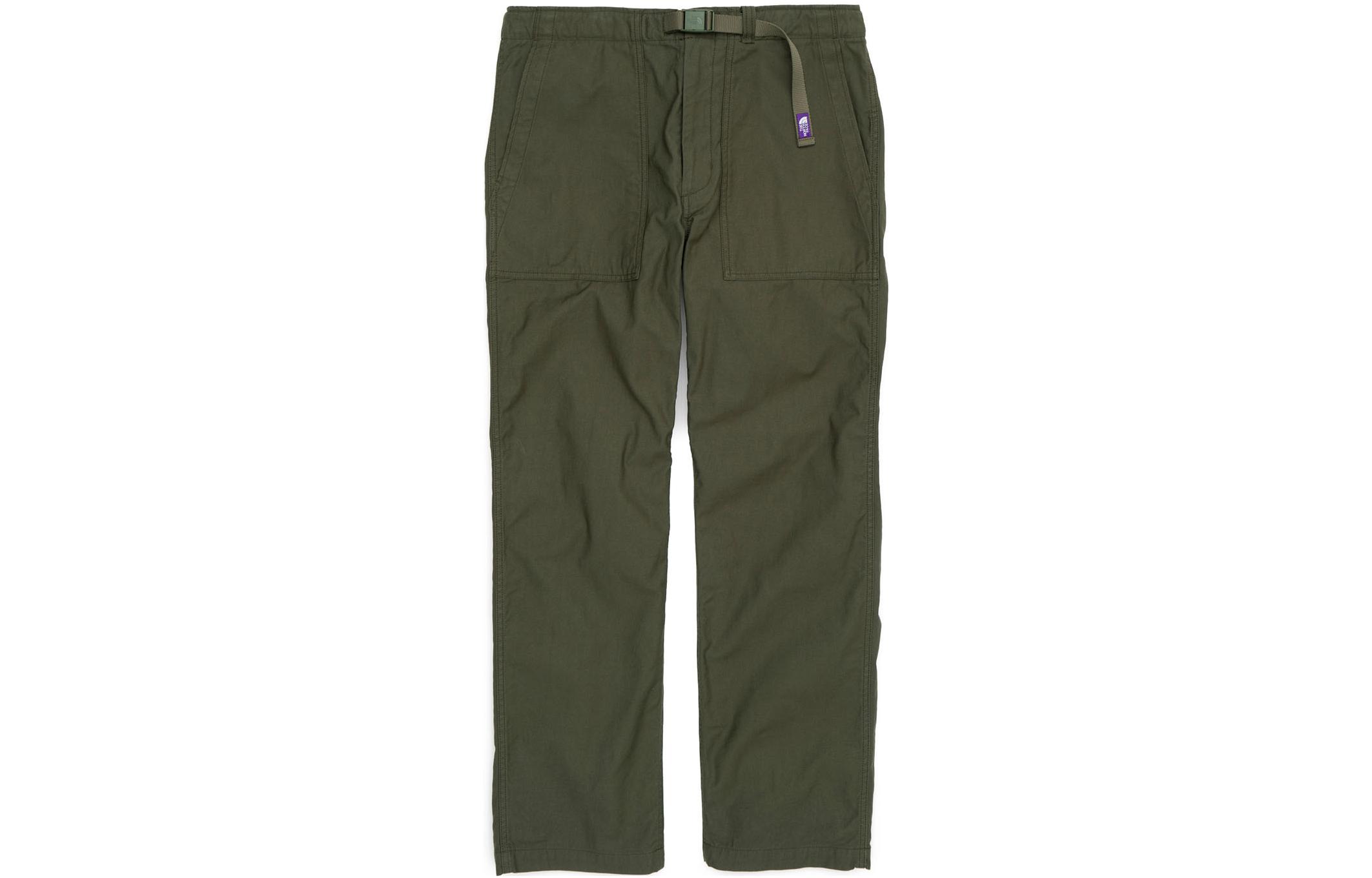 

Повседневные брюки унисекс армейского зеленого цвета THE NORTH FACE PURPLE LABEL