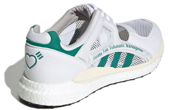 Кроссовки adidas originals EQT Racing x Human Made 'White Green', белый — фото 4