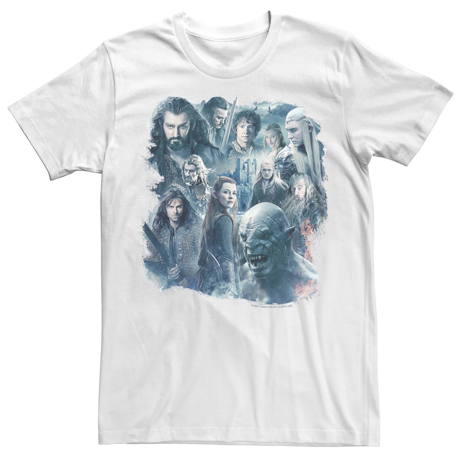 

Мужская литая футболка Hobbit Five Armies Licensed Character
