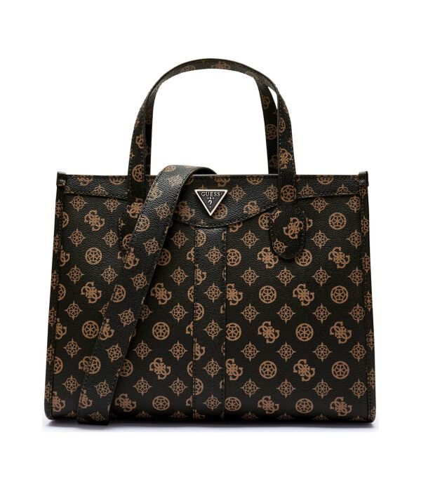 

Сумка-шоппер женская Guess с монограммой логотипа , коричневый