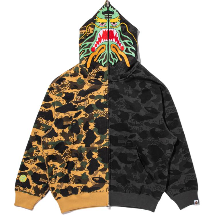 Свитшот CLOT SS26 мужской A BATHING APE, черный — фото 3