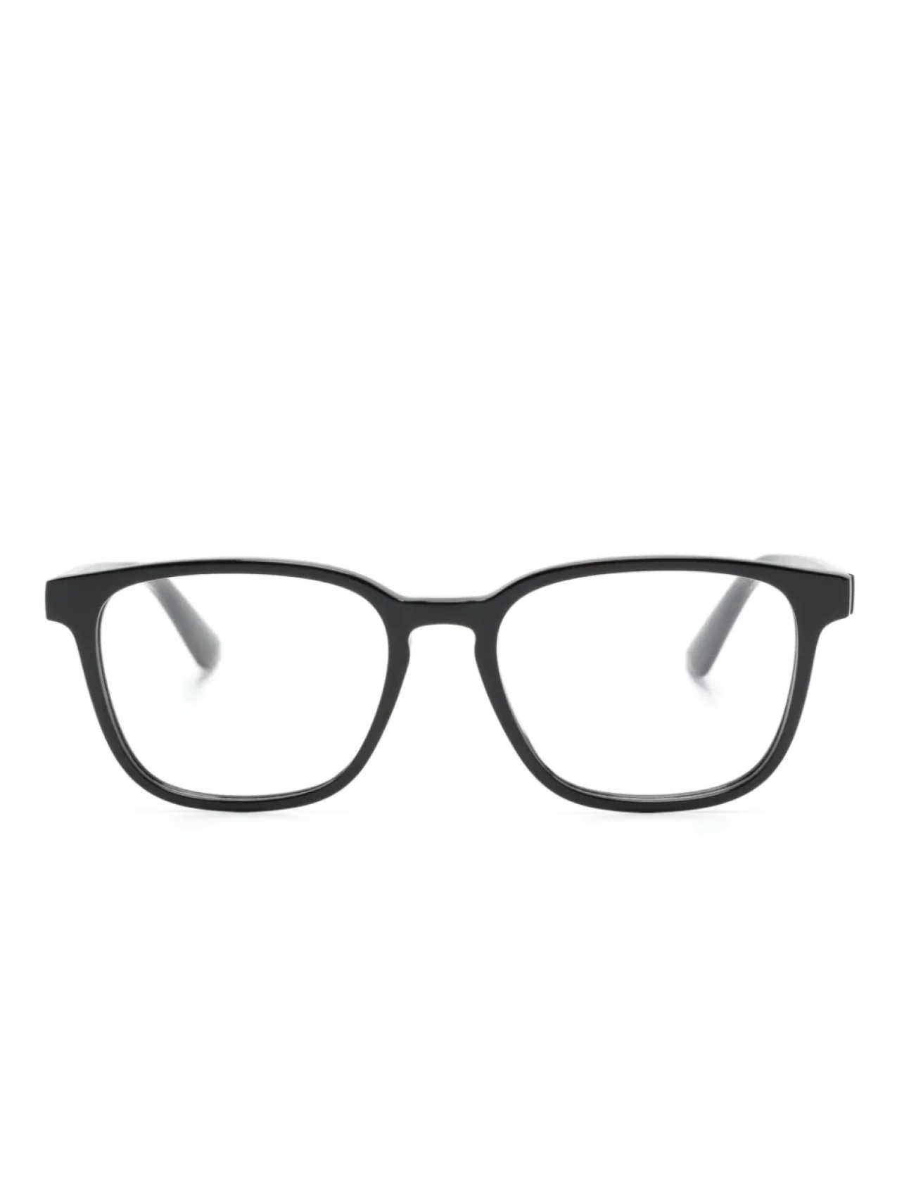 

Alexander McQueen Eyewear очки в квадратной оправе с логотипом, черный