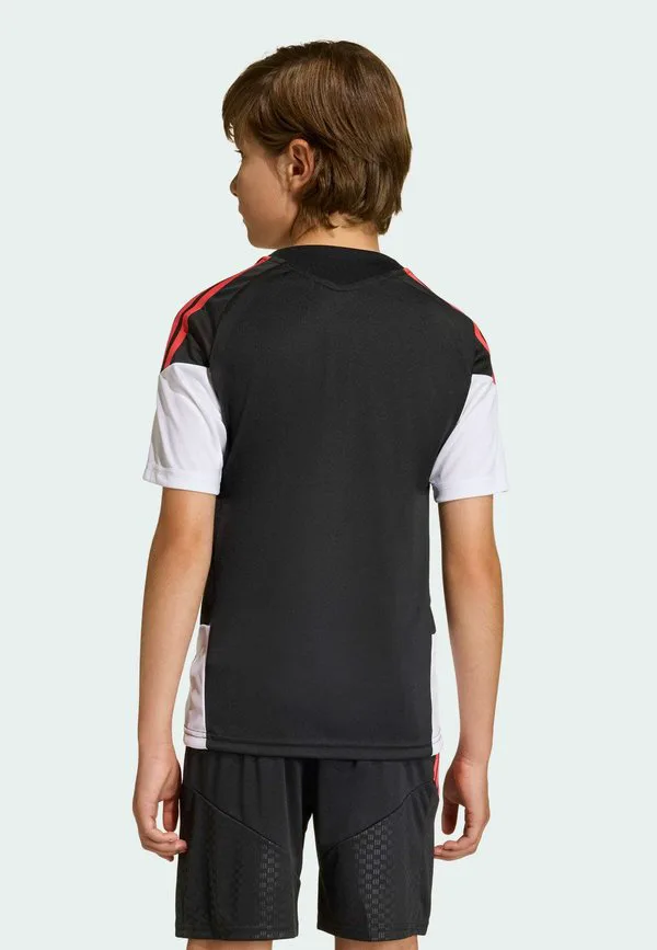 Спортивная футболка tiro 26 для соревнований и тренировок Adidas Performance, Black Semi Lucid Red — фото 2