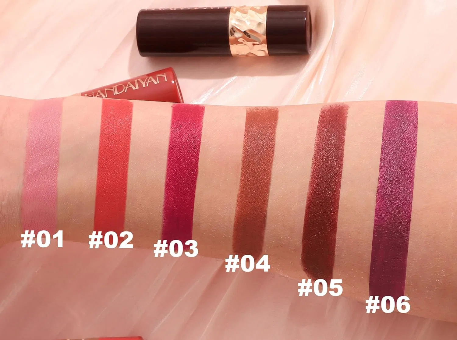 Оттеночный тинт для губ Peel Off, 3 цвета, матовый, водостойкий Petansy, B — фото 2