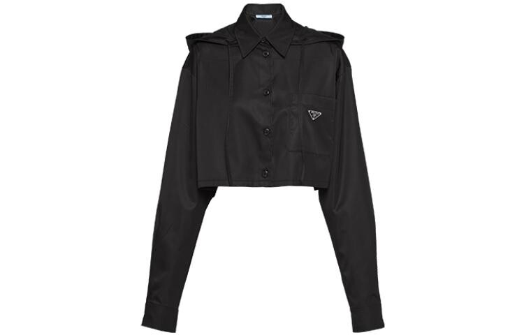 

Укороченный топ женский черный Prada