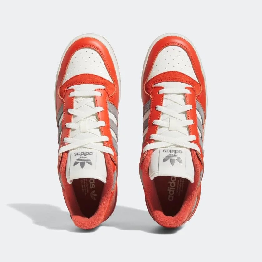 Мужские кроссовки Adidas Forum Low, красный/серый — фото 3