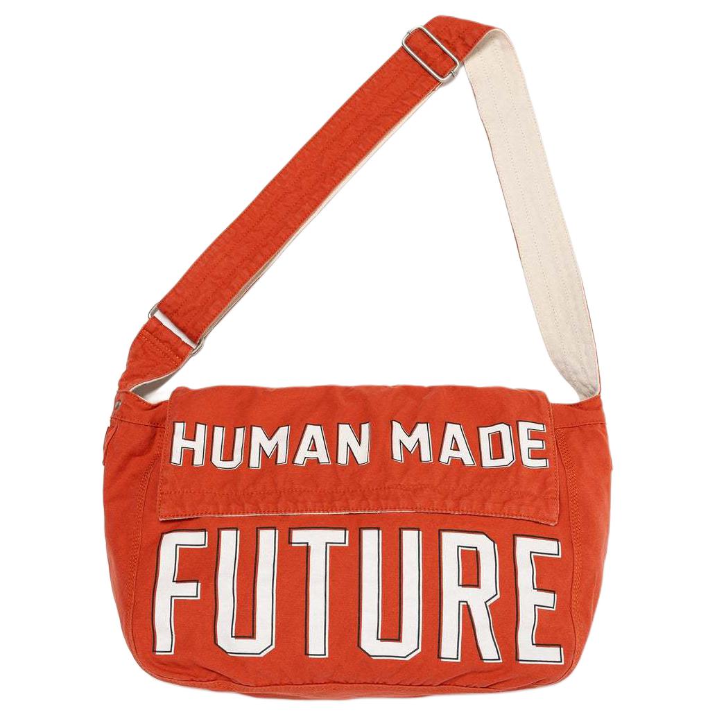 

HUMAN MADE Хлопковая сумка-мессенджер унисекс малого размера красная, Red