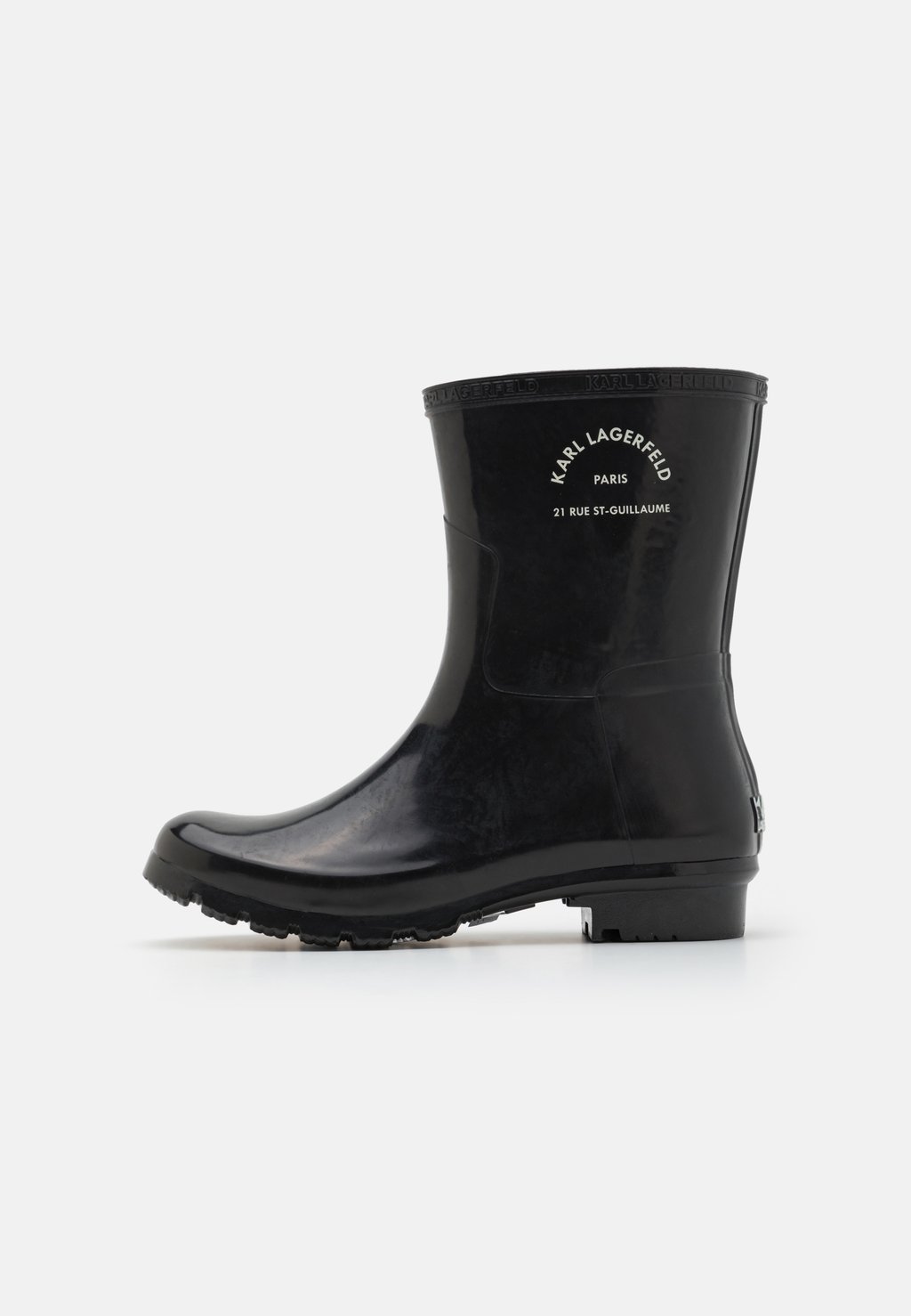 Резиновые сапоги KALOSH LINED MIDI MAISON SHINE KARL LAGERFELD, черный