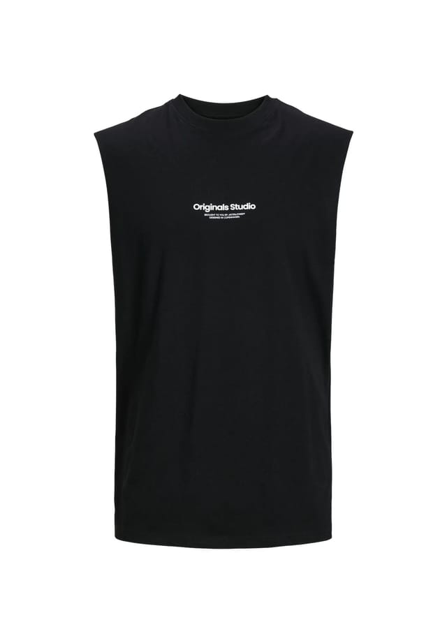 

Хлопковая майка Originals By Jack & Jones, черный
