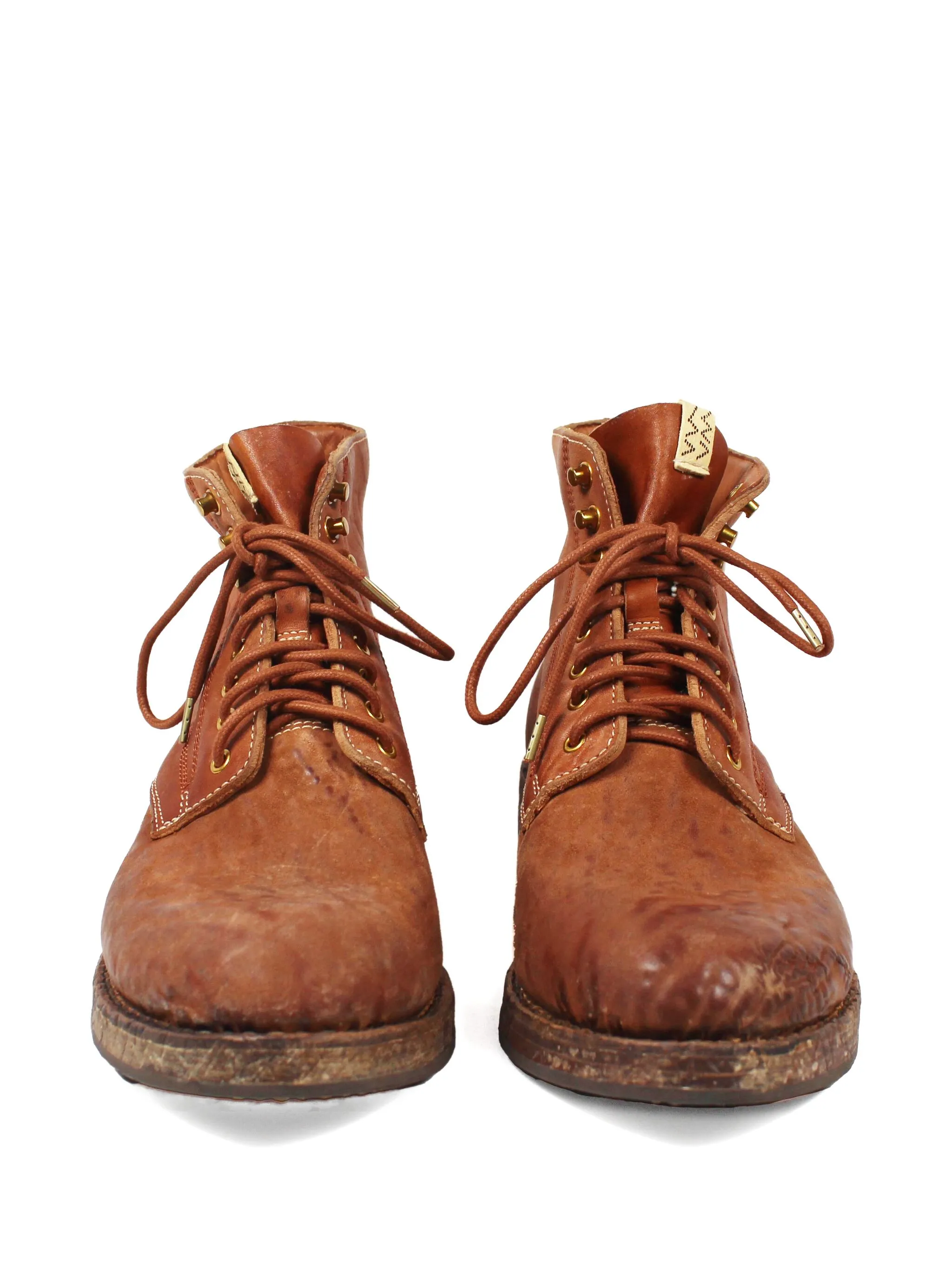 Ботинки на шнуровке Visvim, коричневый — фото 2