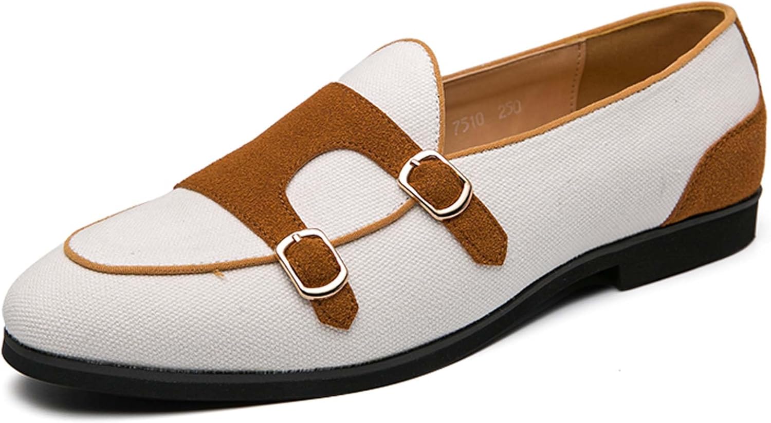 

Мужские кожаные лоферы для повседневной носки, модные деловые офисные туфли Оксфорд, подходят для ежедневной прогулки и вечеринок Generic, белый