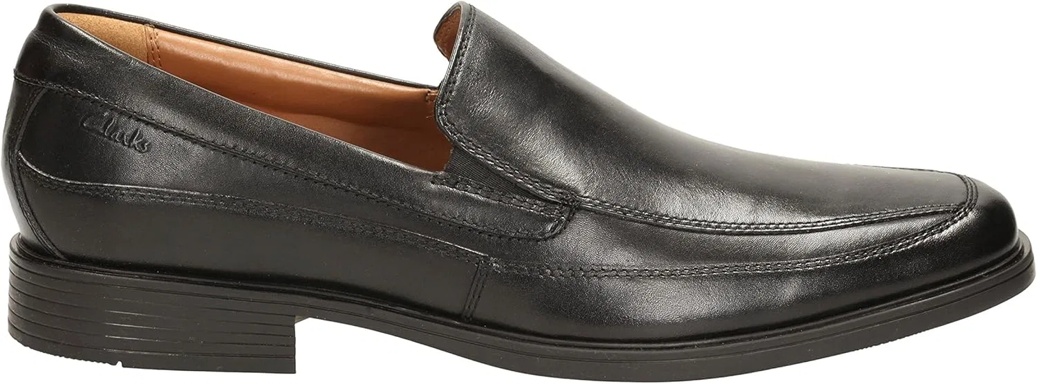 Лоферы Clarks Escalade Slip-On, черная кожа — фото 3