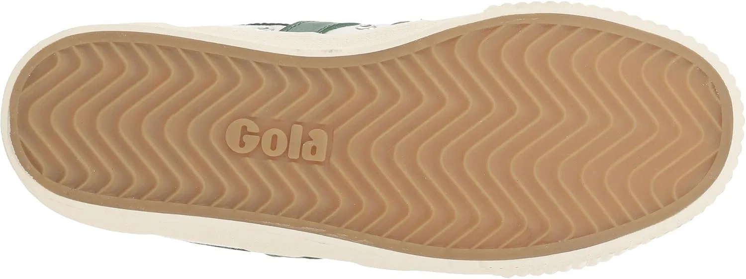 Кроссовки теннисные Gola, цвет Off-white/Dark Green — фото 3