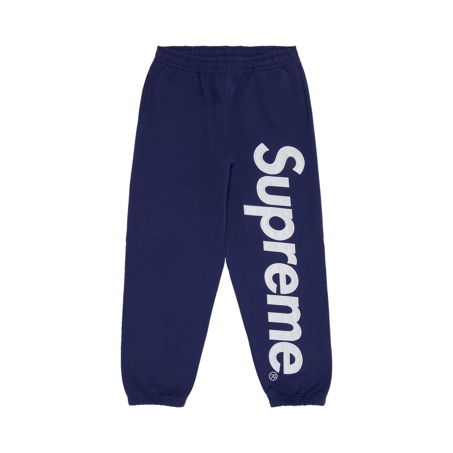 

Спортивные штаны Supreme из атласа с аппликацией Washed Navy