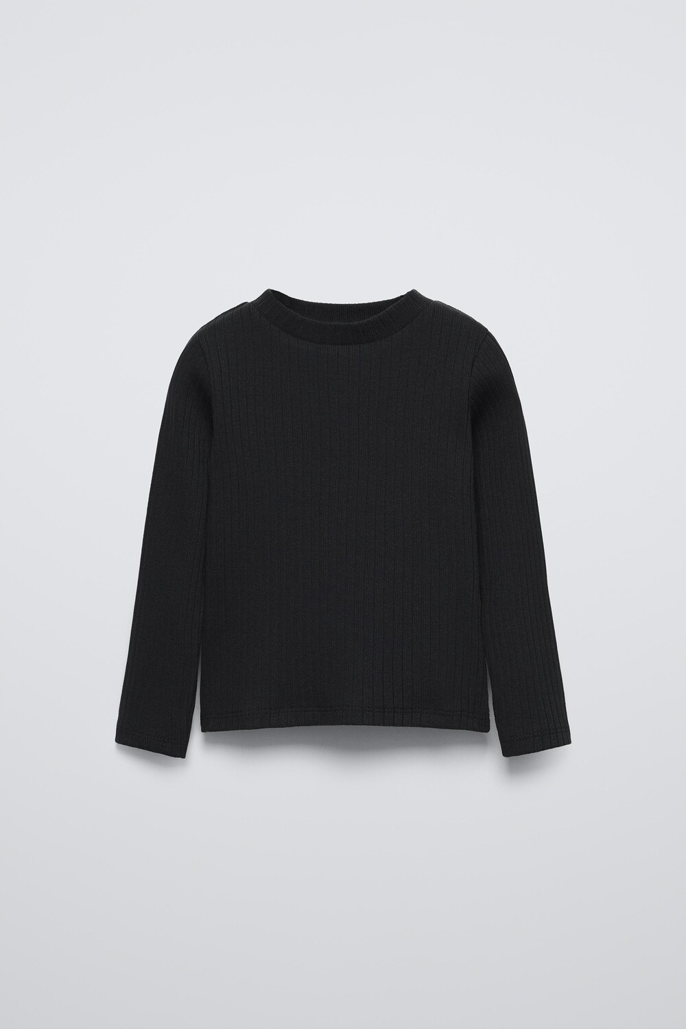 

Футболка в рубчик ZARA, черный