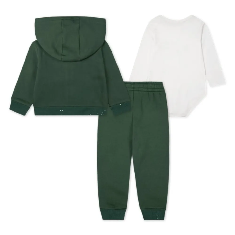 Комплект Lacoste Kids Mon Premier Fleece, зеленый — фото 2