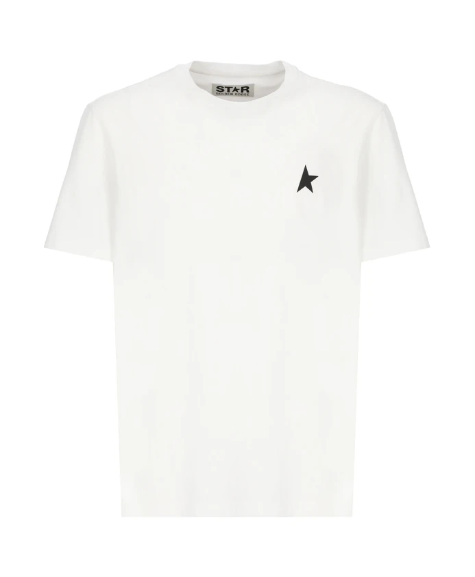 

Футболка с принтом звезды М Golden Goose, белый