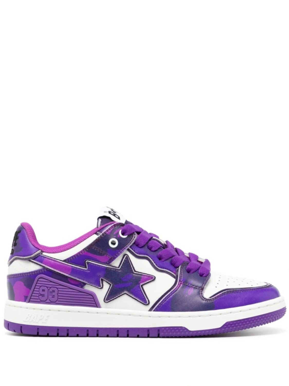 

Кроссовки Sk8 Sta #1 M2 A BATHING APE, фиолетовый