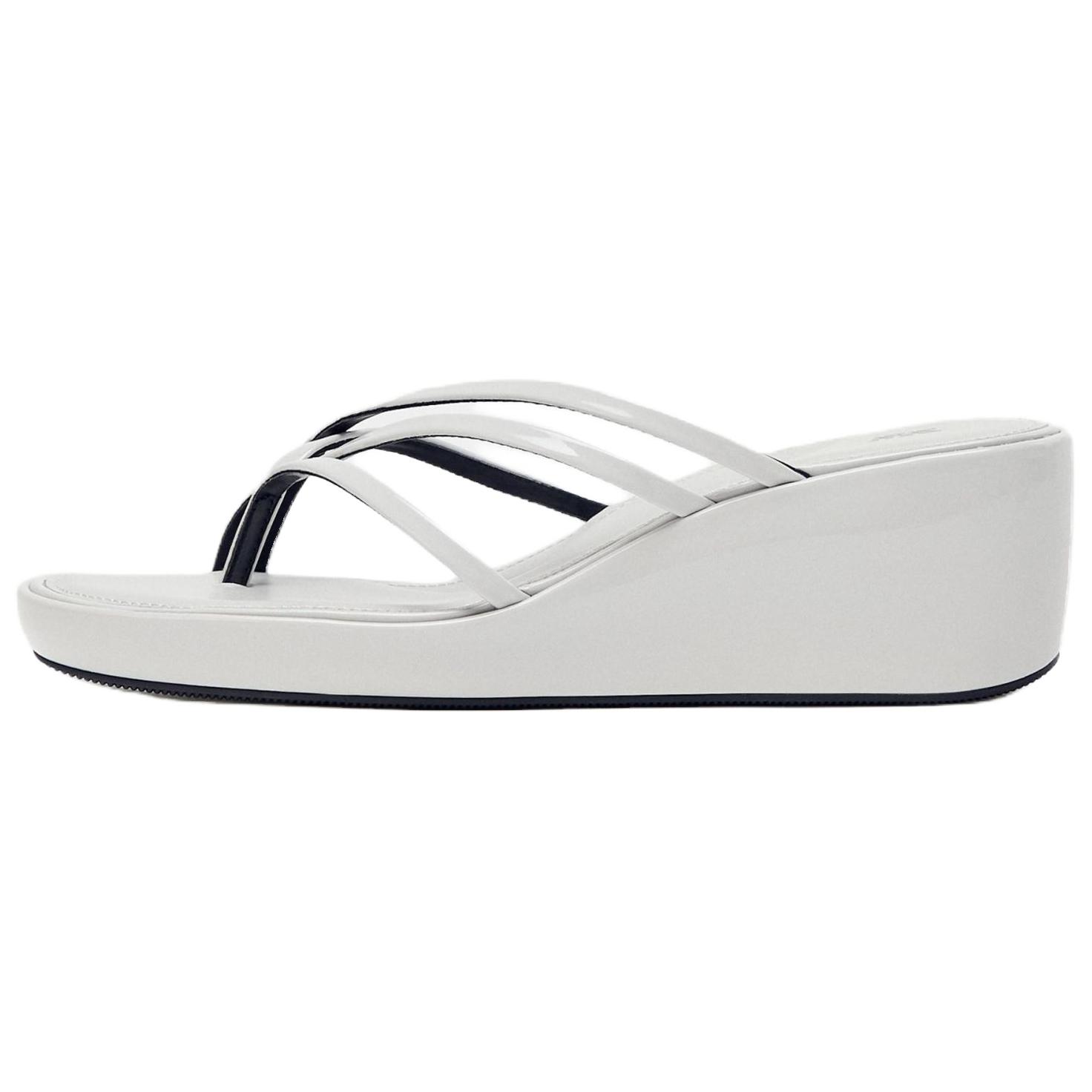 Шлепанцы женские ZARA, White