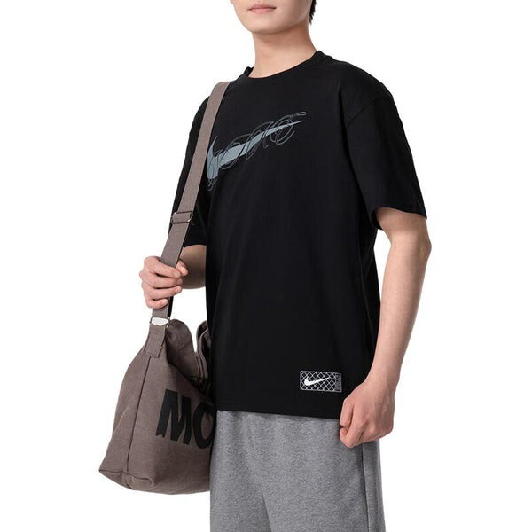 Футболка max90 баскетбольная графическая футболка Nike, черный — фото 4
